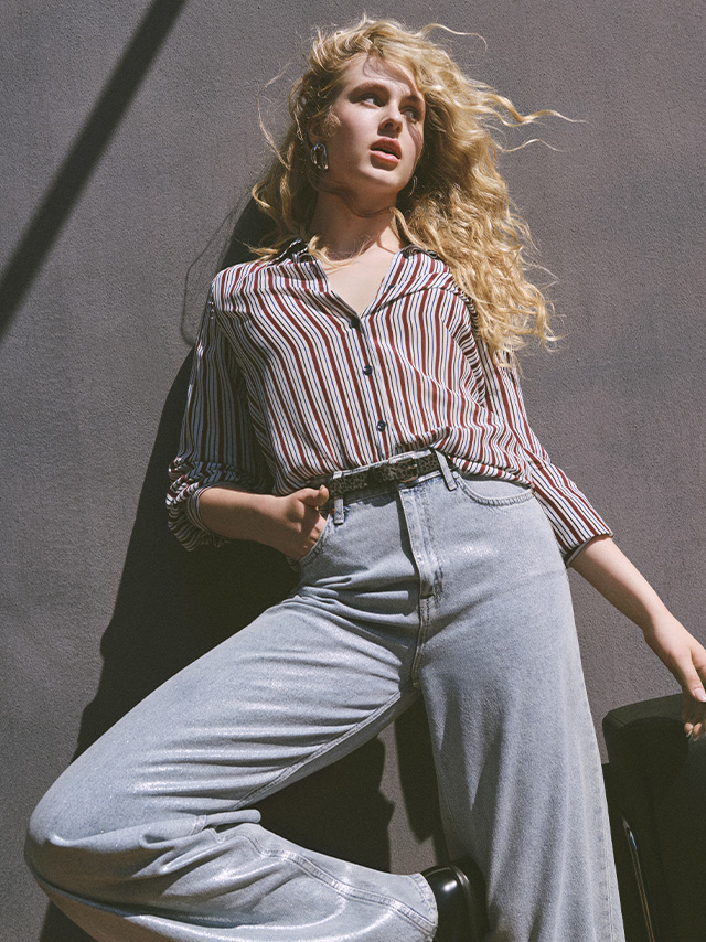 IBlues FW25 Denim Look Isobel Kinnear Iblues